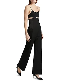 Cut-Out Detail Cami Jumpsuit