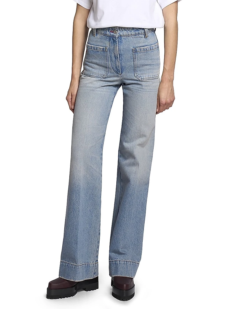 Alina High-Rise Flared Jeans