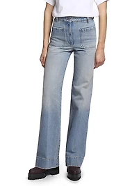 Alina High-Rise Flared Jeans