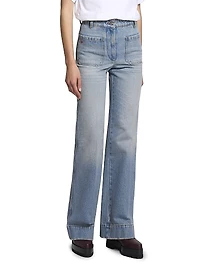 Alina High-Rise Flared Jeans