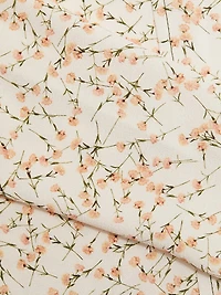 Floral Sable Cady Dolman-Sleeve Midi-Dress