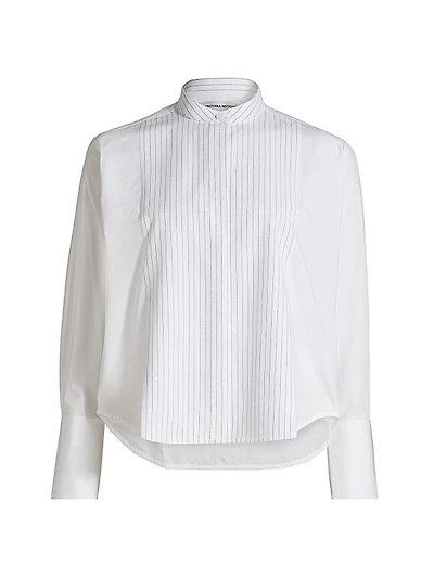 Cropped Tux Shirt