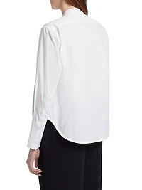 Cropped Tux Shirt