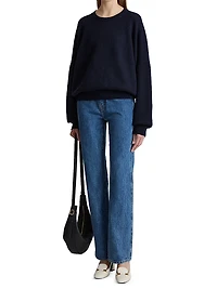 Danielle Mid-Rise Straight-Leg Jeans