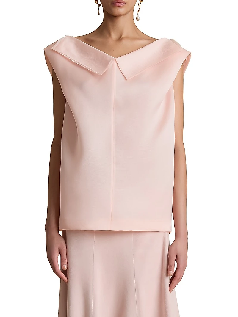 Selly Silk Tunic Top