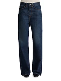Bonnie Low-Rise Relaxed Wide-Leg Jeans