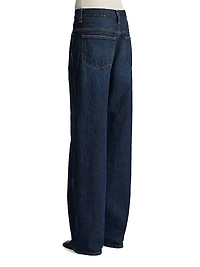 Bonnie Low-Rise Relaxed Wide-Leg Jeans