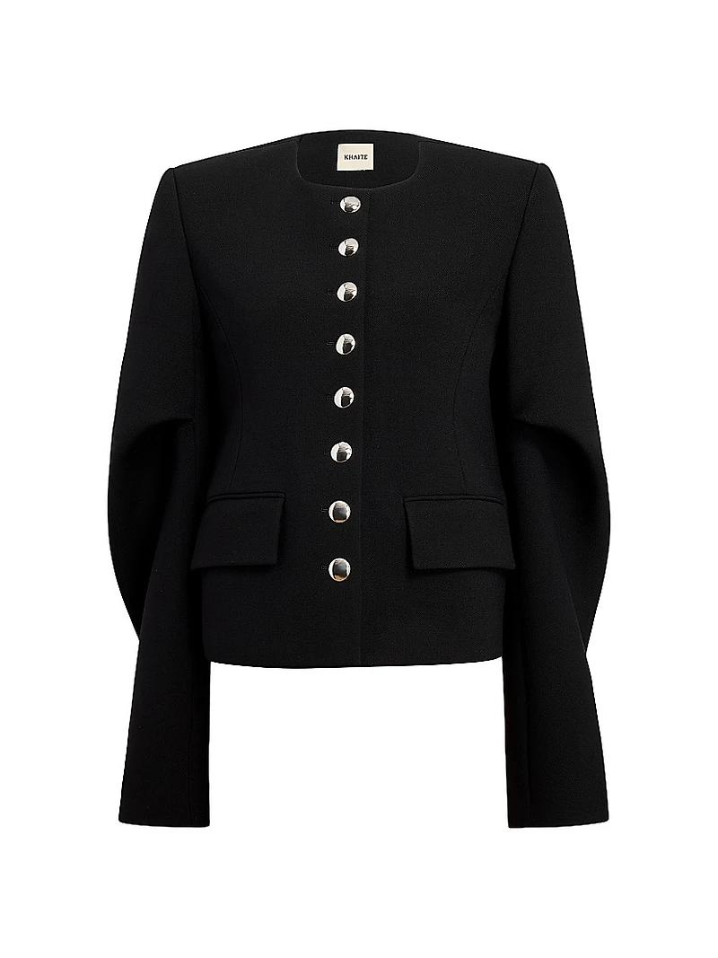 Darlman Structured Pleated Jacket