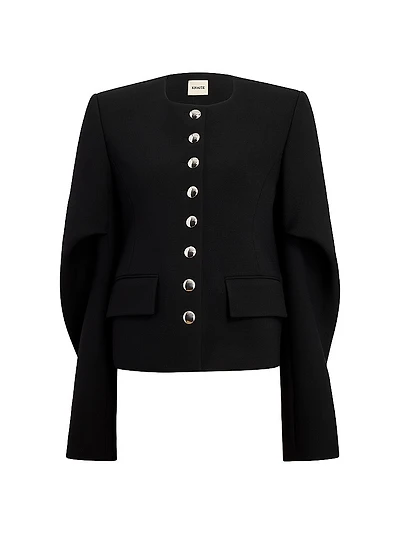 Darlman Structured Pleated Jacket
