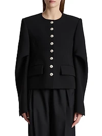 Darlman Structured Pleated Jacket