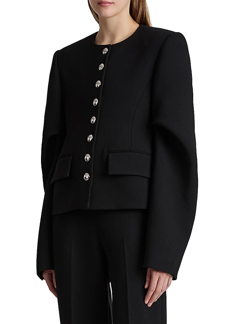 Darlman Structured Pleated Jacket