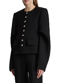 Darlman Structured Pleated Jacket