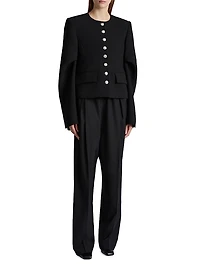 Darlman Structured Pleated Jacket