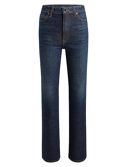 Danielle High-Rise Straight-Leg Jeans