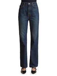 Danielle High-Rise Straight-Leg Jeans