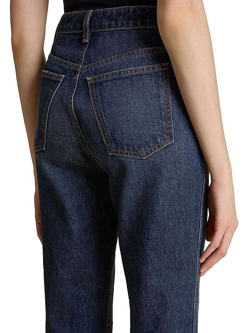 Danielle High-Rise Straight-Leg Jeans