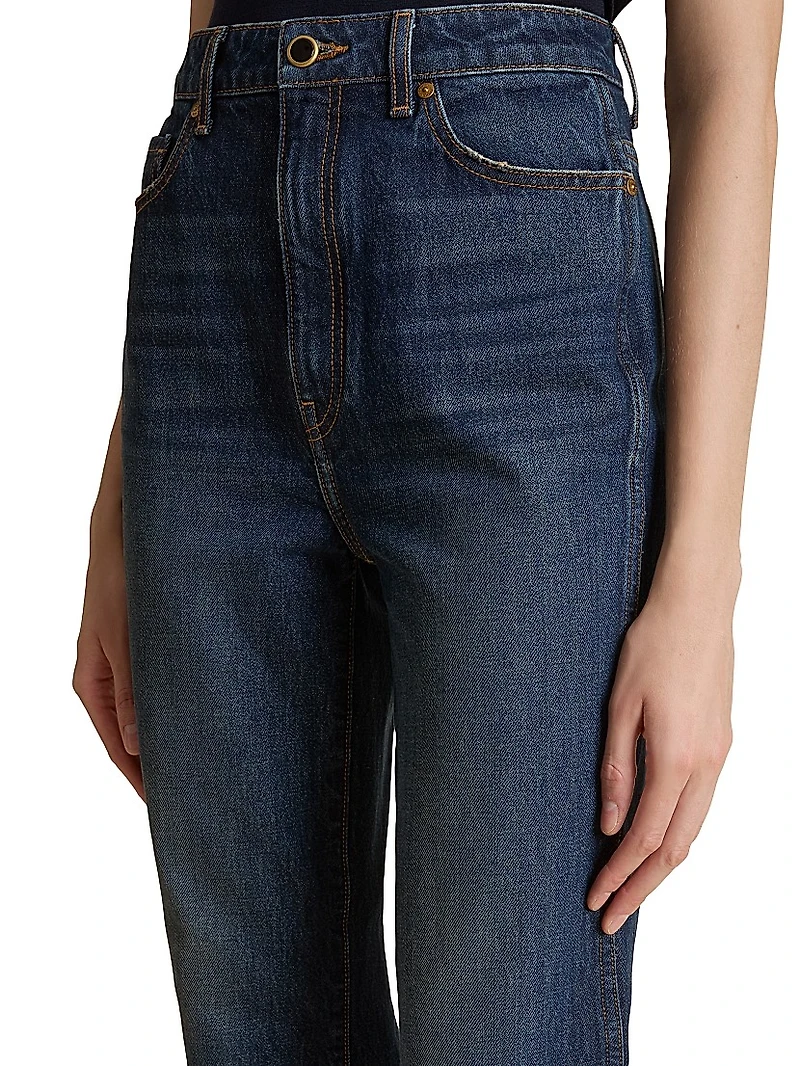 Danielle High-Rise Straight-Leg Jeans