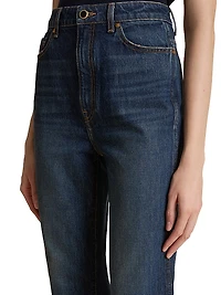 Danielle High-Rise Straight-Leg Jeans