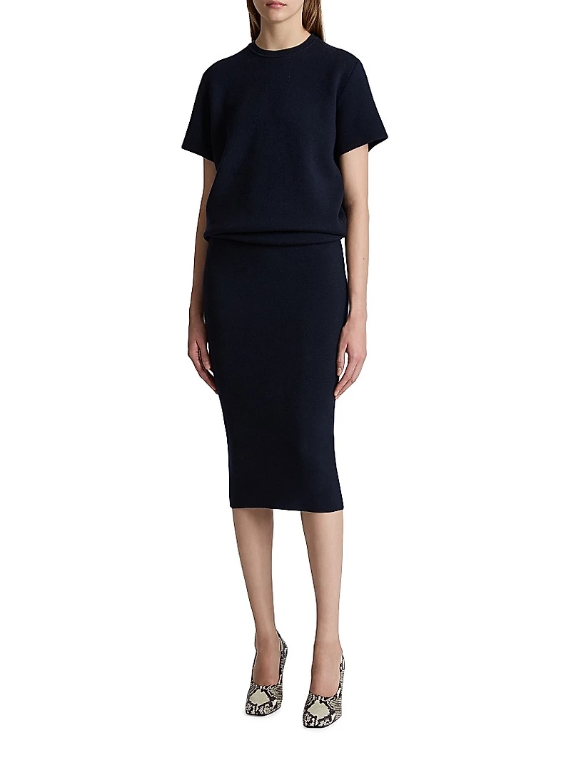 Callas Knit T-Shirt Midi-Dress