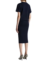 Callas Knit T-Shirt Midi-Dress