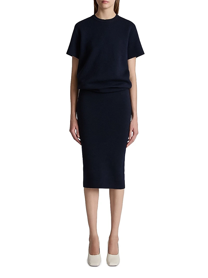 Callas Knit T-Shirt Midi-Dress