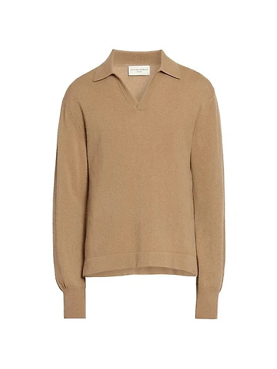 Simone Cashmere Polo Sweater