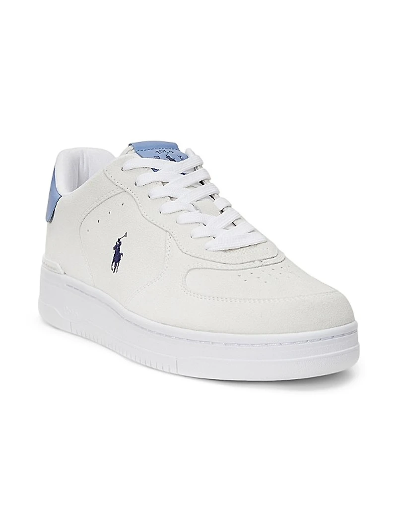 Masters Court Suede Low-Top Sneakers