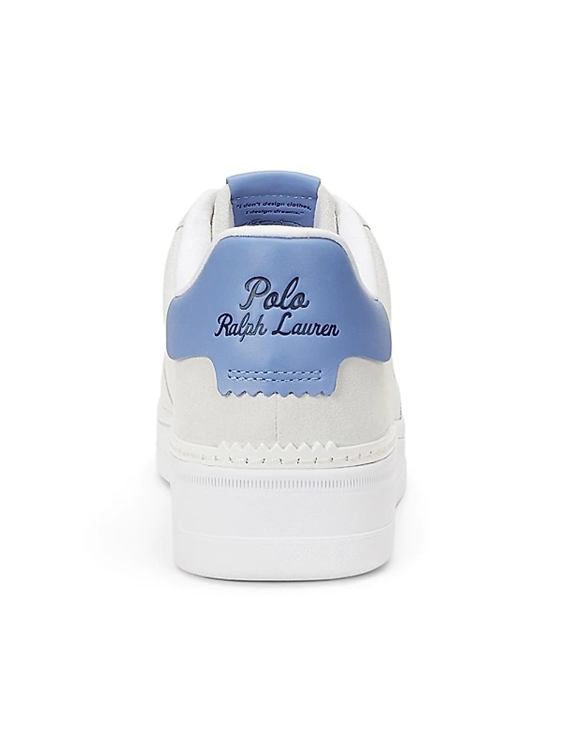 Masters Court Suede Low-Top Sneakers