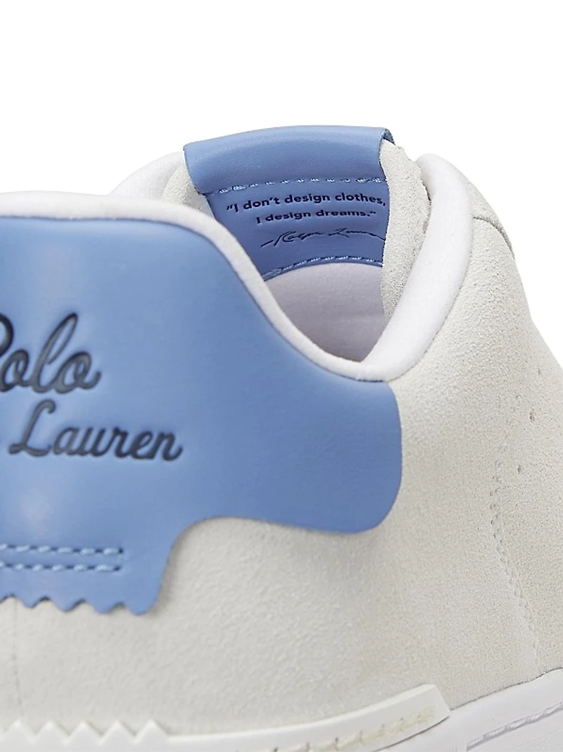 Masters Court Suede Low-Top Sneakers