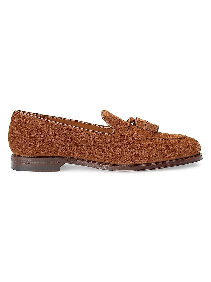 Maestra Tassel Suede Loafers