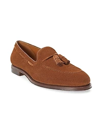 Maestra Tassel Suede Loafers