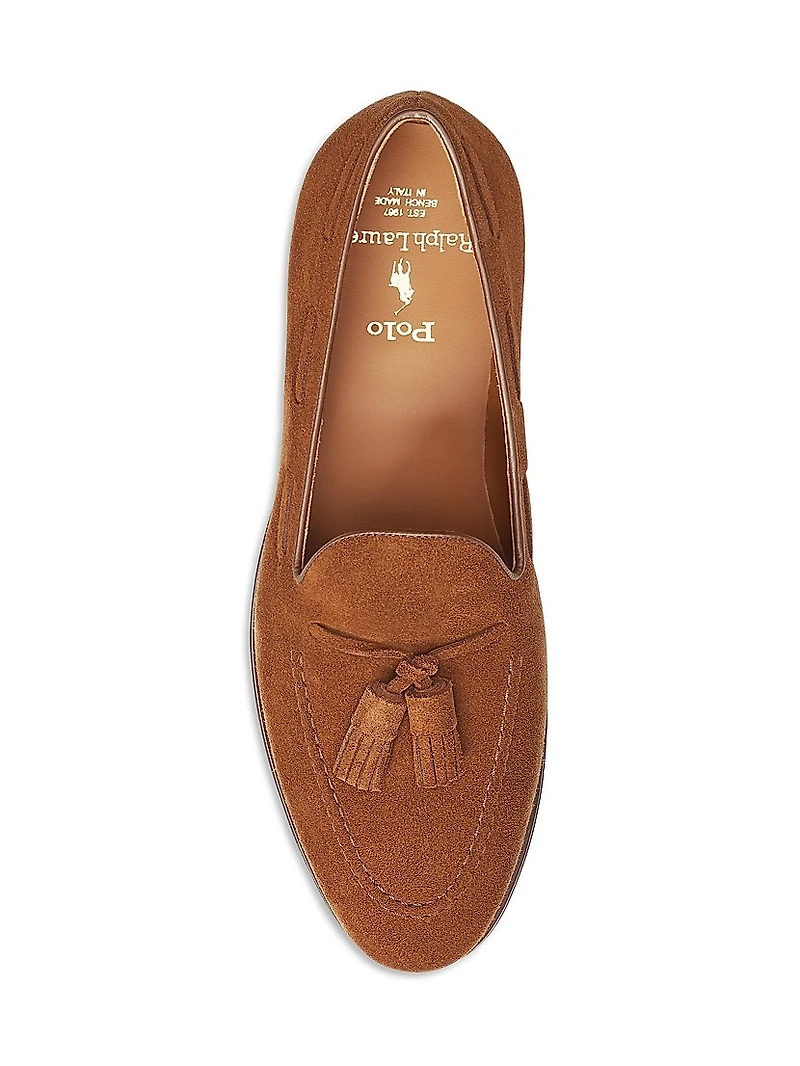 Maestra Tassel Suede Loafers