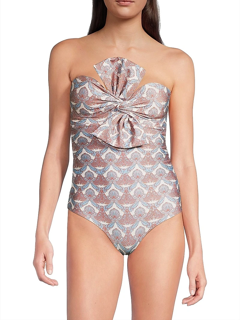 Malaga Abstract One-Piece Swimsuit