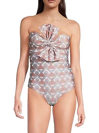 Malaga Abstract One-Piece Swimsuit