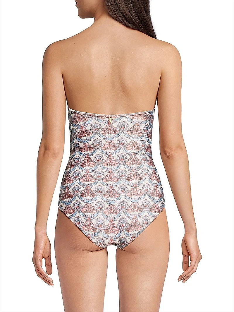Malaga Abstract One-Piece Swimsuit