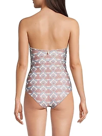 Malaga Abstract One-Piece Swimsuit