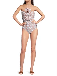 Malaga Abstract One-Piece Swimsuit