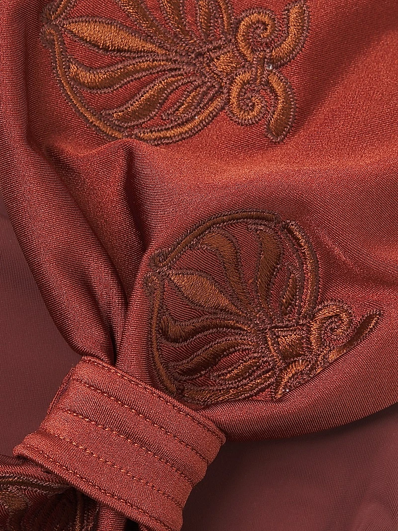 San Miguel Embroidered Bikini Top