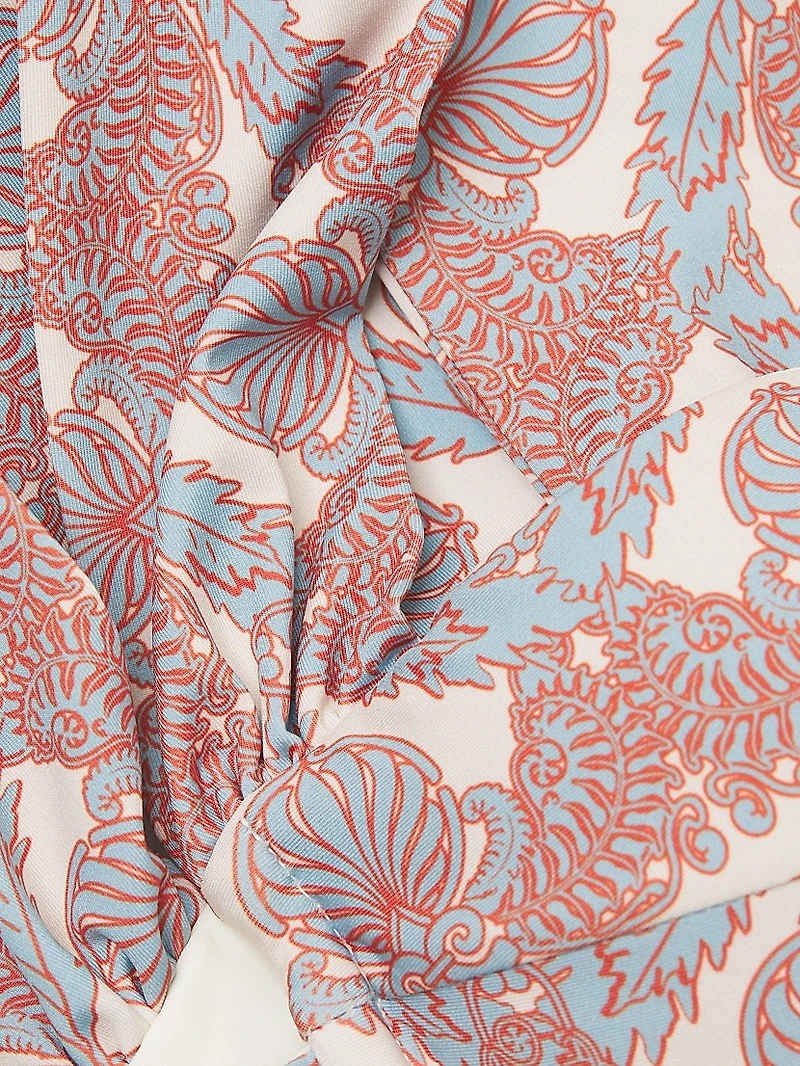 Sabina Printed Bikini Top