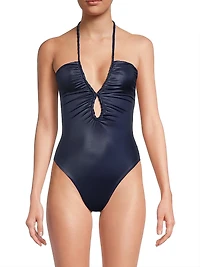 Saint Tropez Ruched One-Piece Swimsuit