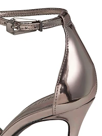 Lena 100MM Spechio Leather Stiletto Sandals