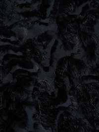 Fringed V-Neck Midi-Slipdress