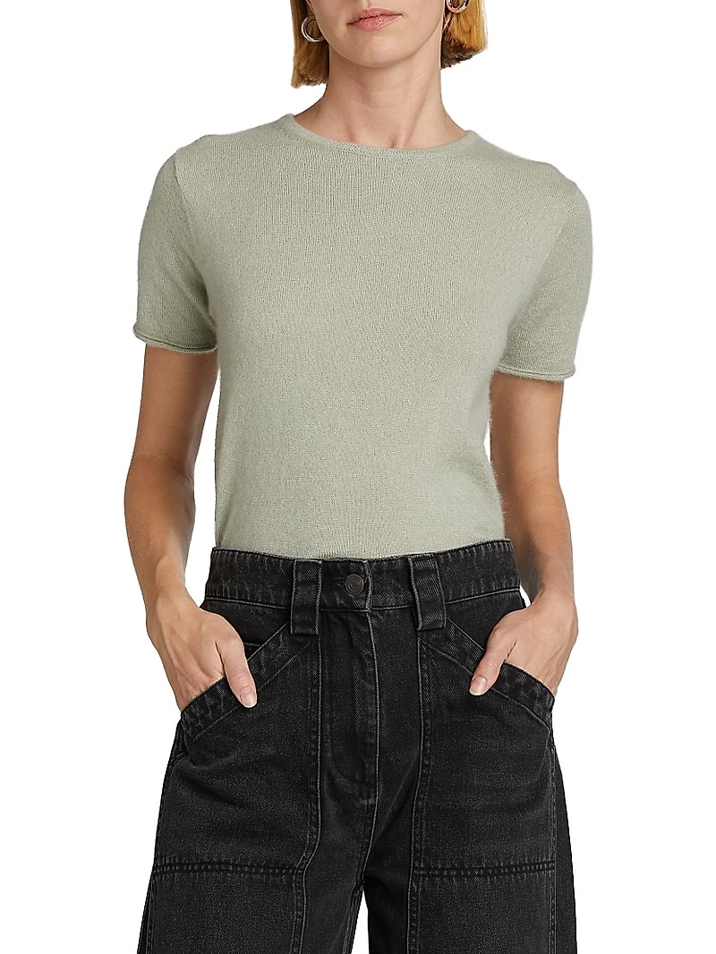 Cashmere & Silk Knitted T-Shirt