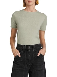 Cashmere & Silk Knitted T-Shirt