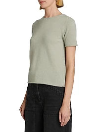 Cashmere & Silk Knitted T-Shirt