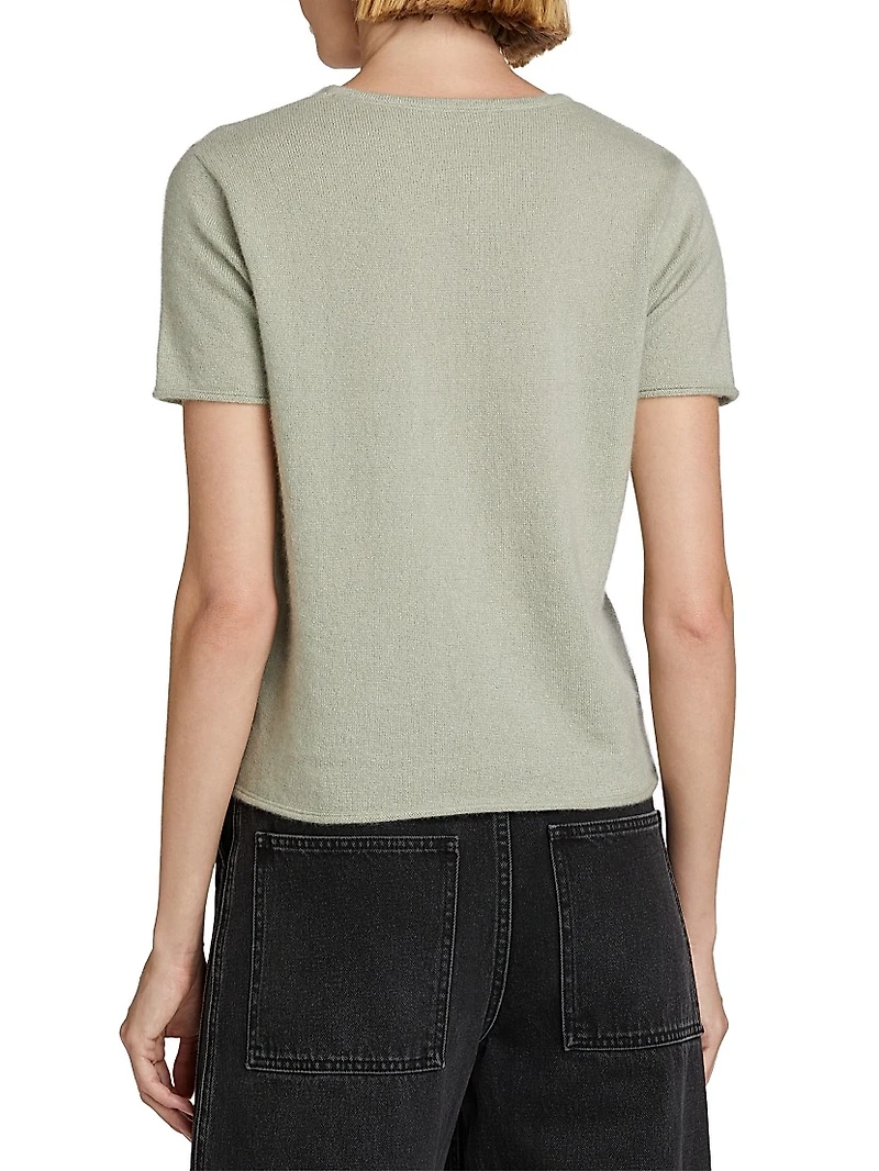 Cashmere & Silk Knitted T-Shirt