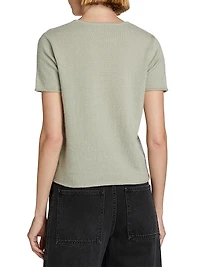 Cashmere & Silk Knitted T-Shirt
