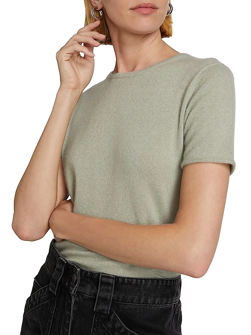 Cashmere & Silk Knitted T-Shirt