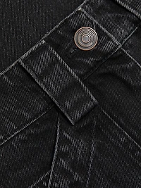 Denim High-Waisted Balloon Jeans