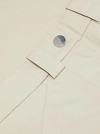 Cotton High-Waisted Pants